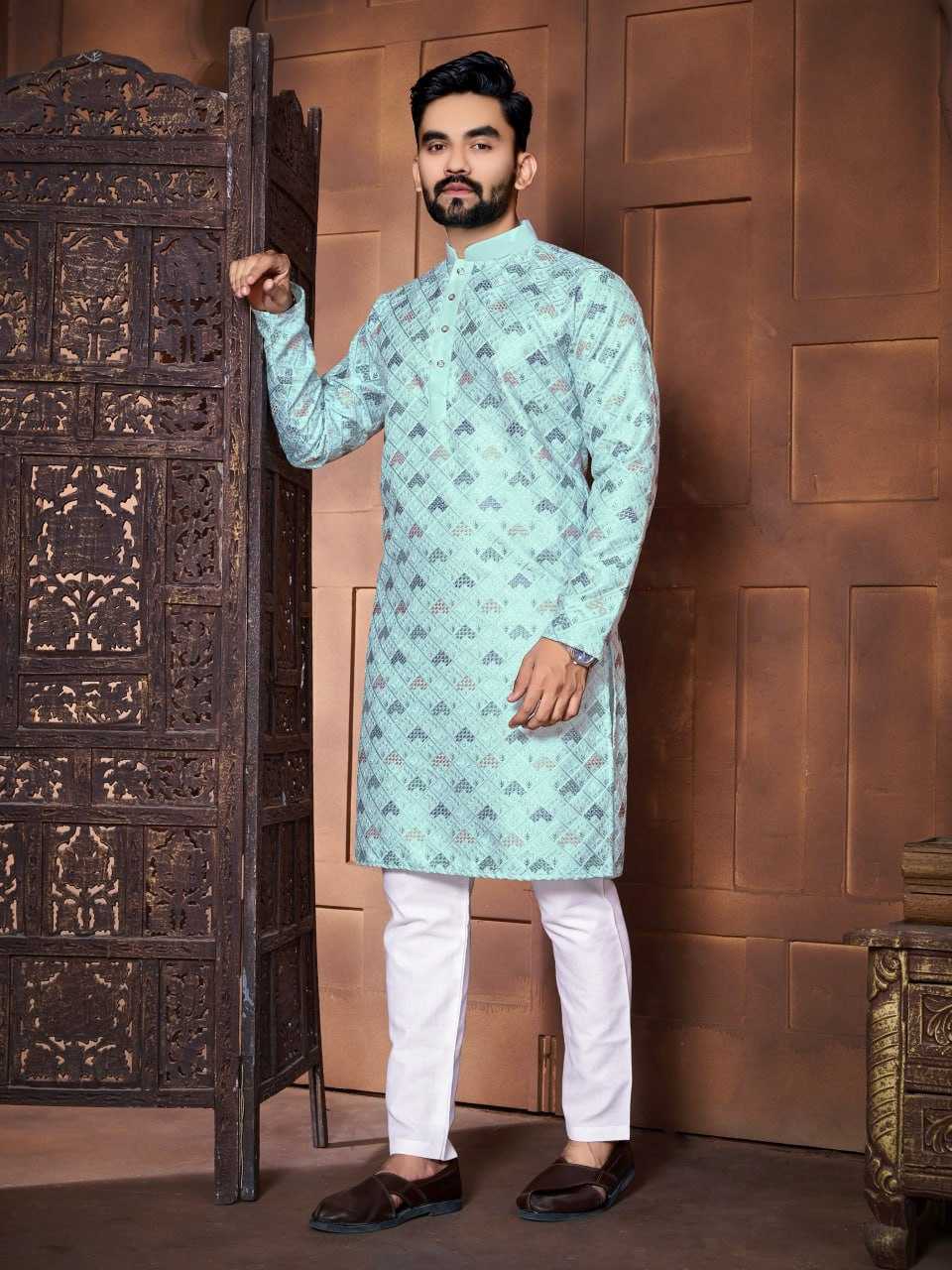 YNF ITALIAN SILK RBV MAHARAJA WHOLESALE MENS WEAR MANUFACTURER