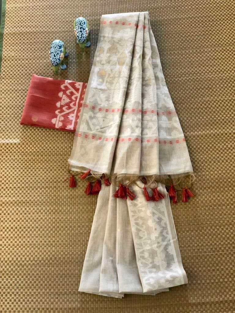 YNF COTTON RAE handwoven WHOLESALE JAMDANI SRAEE MANUFACTURER