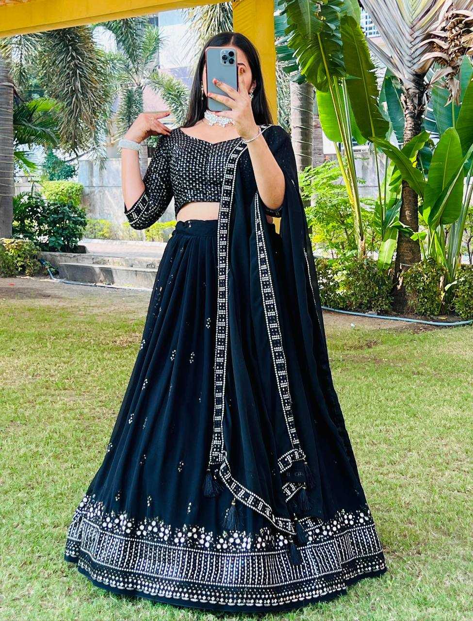 YNF Heavy Gorgette GRO Heavy WHOLESALE LEHENGA MANUFACTURER   