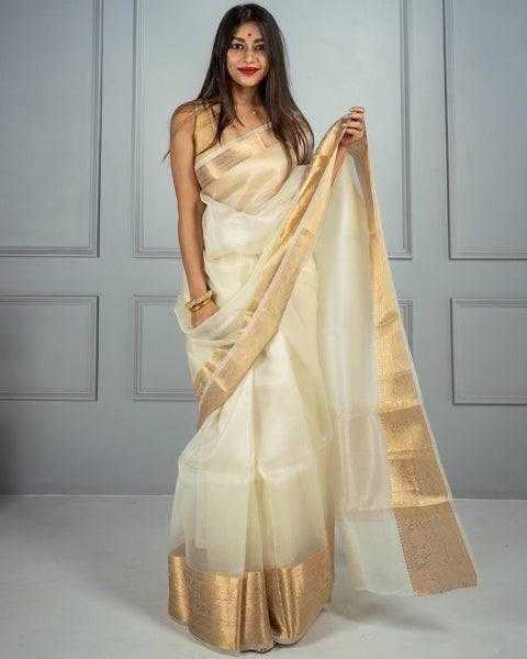 YNF ORGANZA RDM JACQUARD WHOLESALE SAREES MANUFACTURER