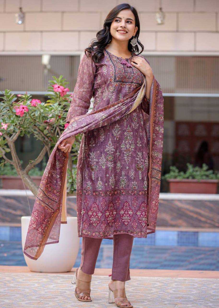 YNF CHANDERI SILK KSB 012 SUITS & DRESSES WHOLESALE LADIES DRESSES PRINTED SUITS MANUFACTURER  