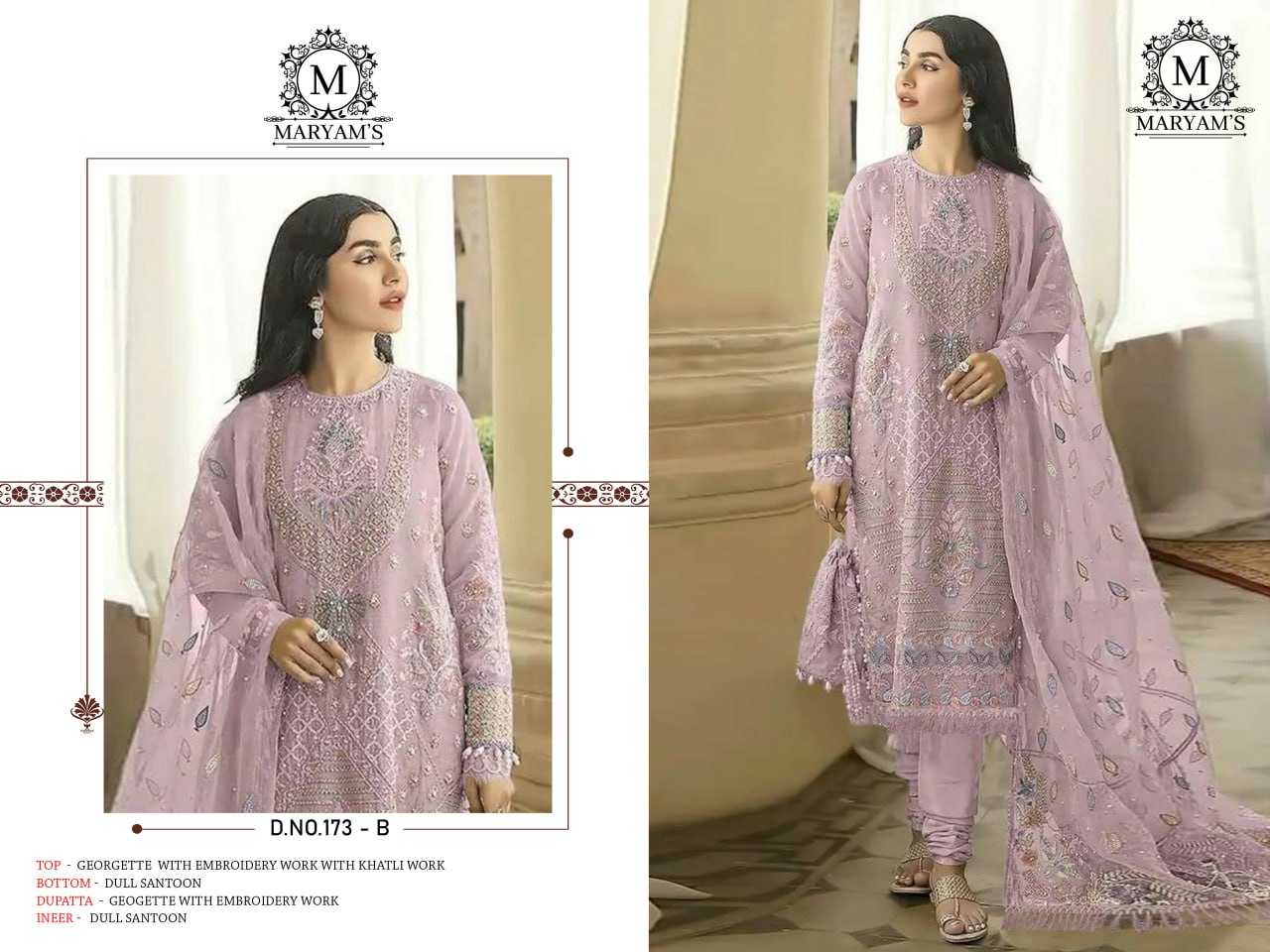 YNF FAUX GEORGETTE KAL 173 SUITS & DRESSES WHOLESALE UNSTITCHED SUITS EMANUFACTURER