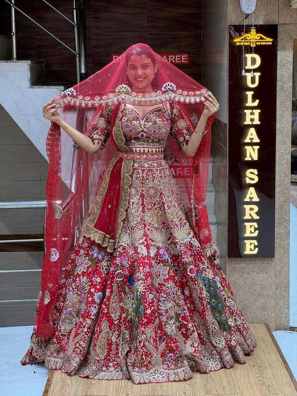 YNF FAUX GEORGETTE RIN108 1624 LEHENGAS  WHOLESALE DESIGNER BRIDAL WEDDING LEHENGA MANUFACTURER  