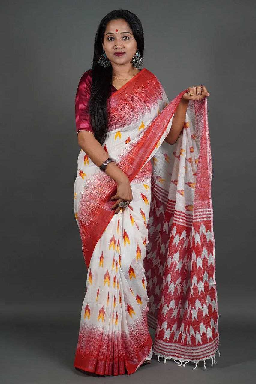 YNF LINEN RMA 453 SAREES WHOLESALE FANCY SAREES MANUFACTURER