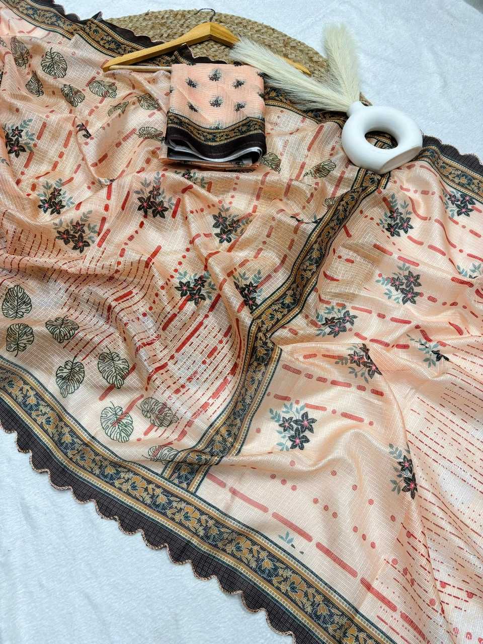 YNF KOTA CHEX RIN191 RUN57 SAREES WHOLESALE PRINTED LADIES KOTA DORIA CUTWORK SAREES  MANUFACTURER