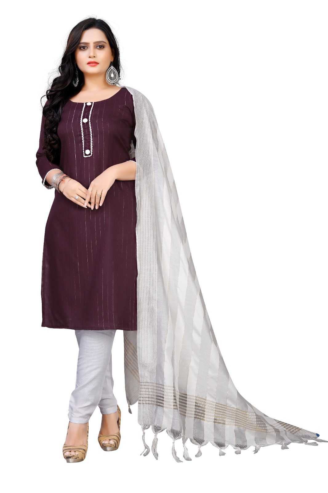 YNF PURE COTTON RIN191 TWINKLE SUITS & DRESSES WHOLESALE LADIES COTTON ZARI WORK SUITS MANUFACTURER 