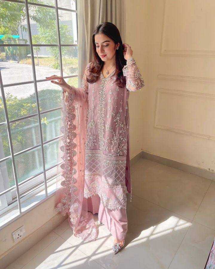 YNF SOFT NET KESH140 178 SUITS & DRESSES ISLAMIC CLOTHING WHOLESALE PAKISTANI PALAZZO PARTY WEAR  NET  SUITS MANUFACTURER