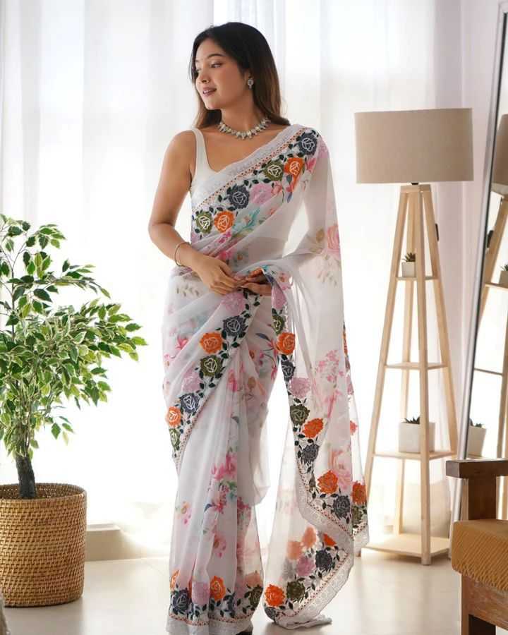 PRINTED GEORGETTE SAREE