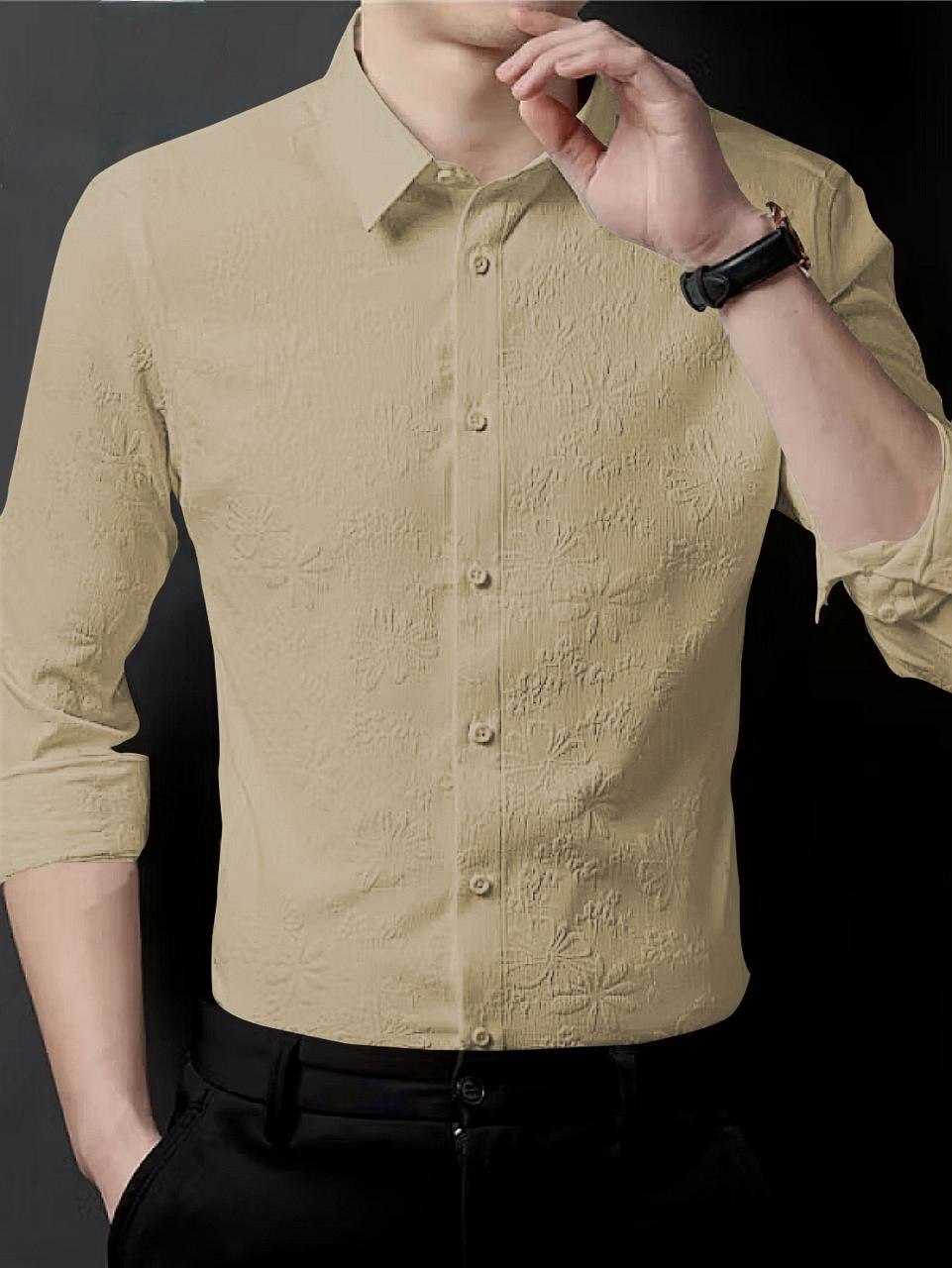 YNF KESH103 JACQUARD MENS WEAR WHOLESALE MENS SHIRTS MEN FULL SLEEVES SHIRTS MANUFACTURER