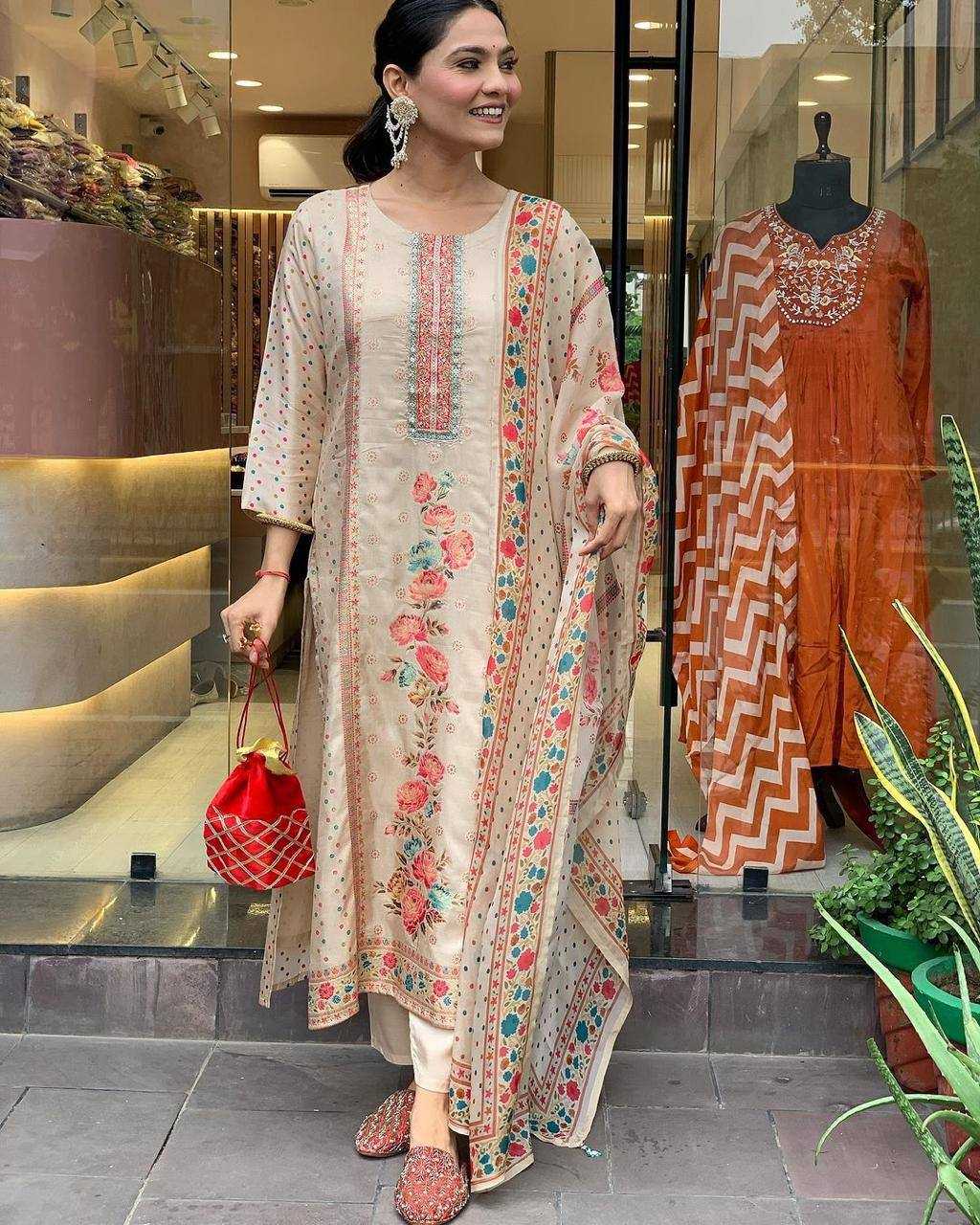 YNF SATIN KESH211 LDY93 SUITS & DRESSES WHOLESALE LADIES PRINTED EMBROIDERY STRAIGHT CUT LONG KURTI SUITS MANUFACTURER