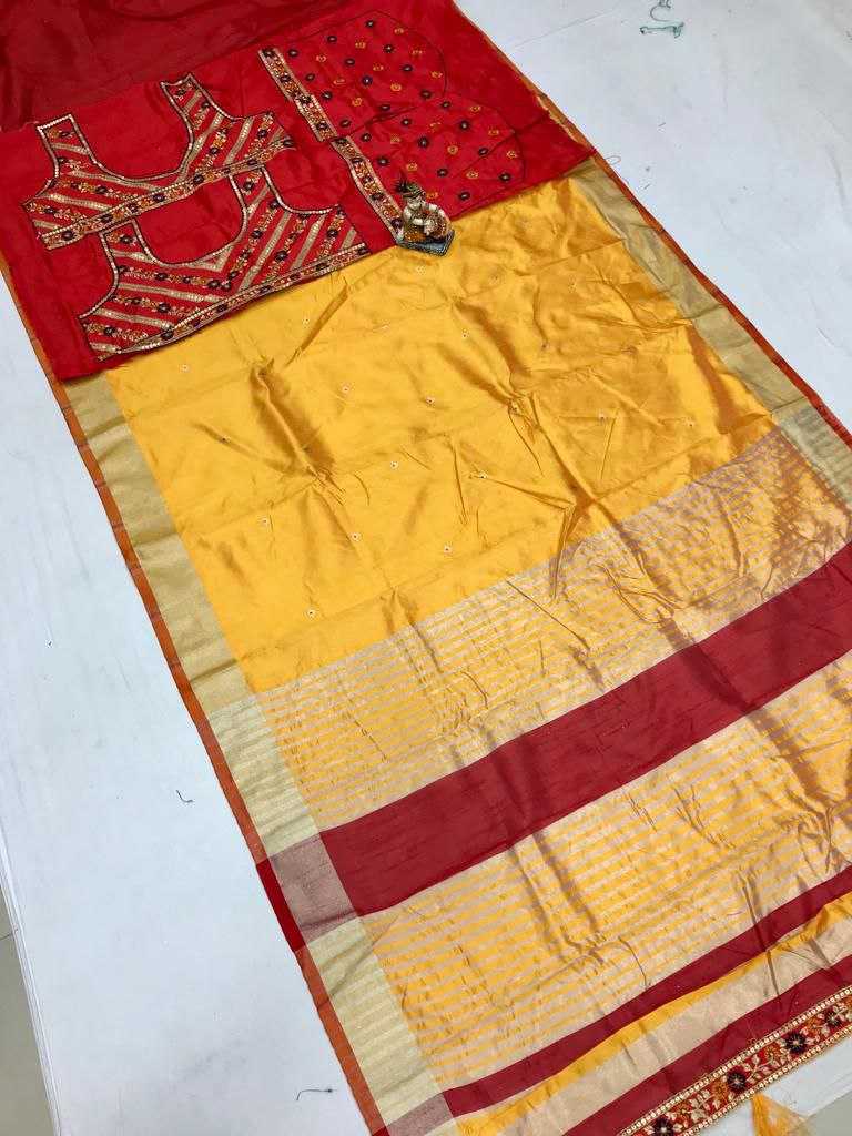 YNF SILK COTTON KESH170 Aayan SILK SAREES WHOLESALE BANARASI SILK COTTON SILK PURE SILK SAREES WITH GOLD BORDERS MANUFACTURER