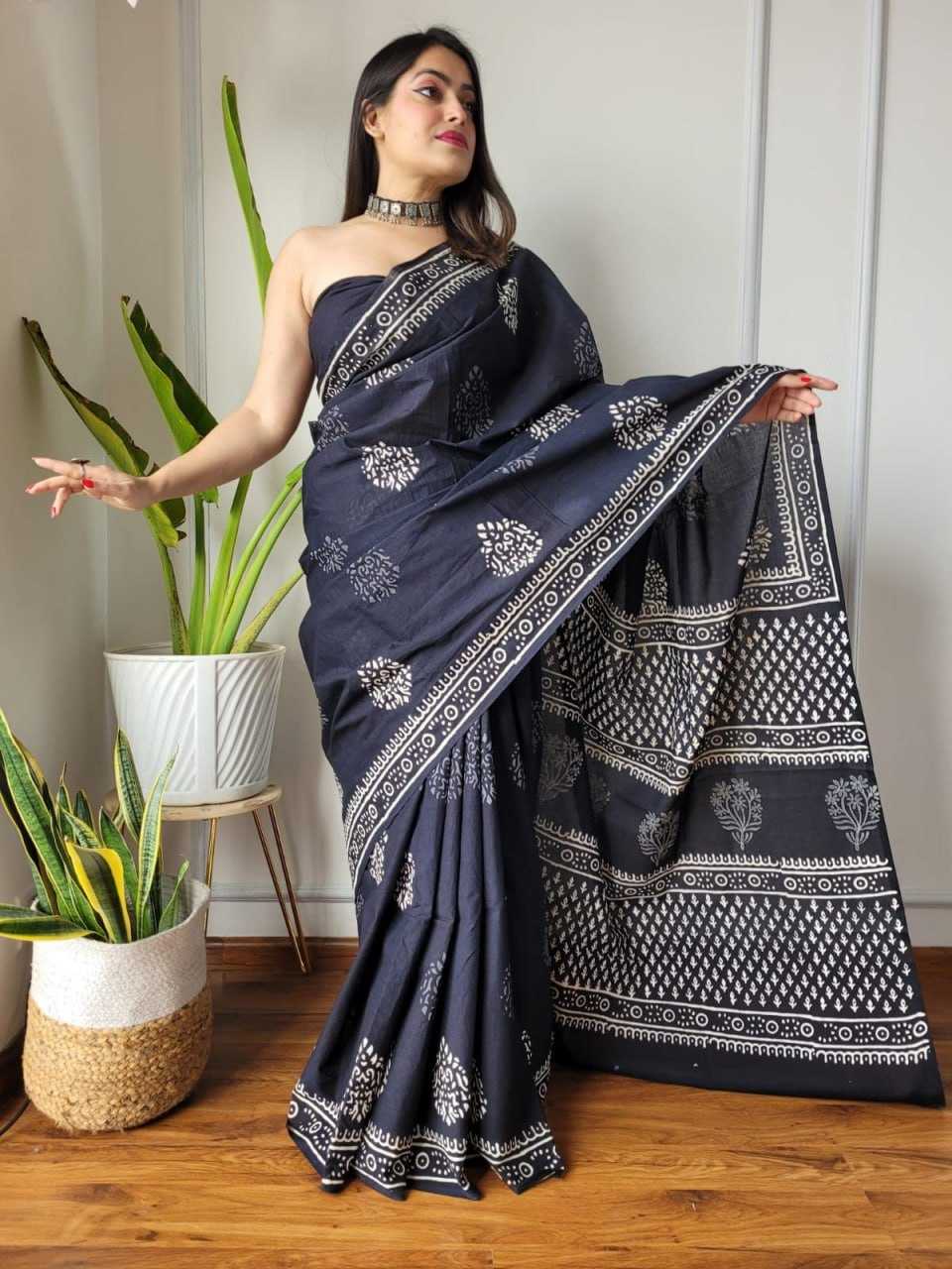 PRINTED COTTON SAREE