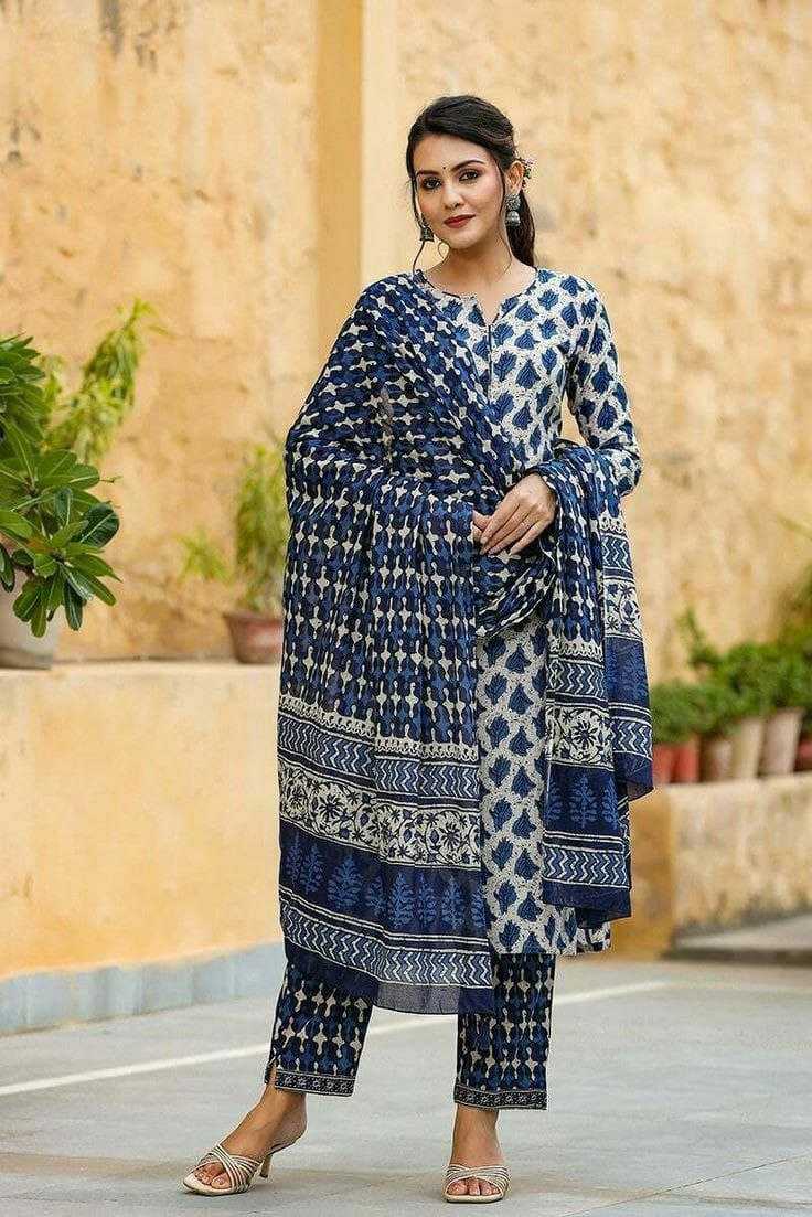 YNF COTTON KESH179 AHB71 SUITS & DRESSES WHOLESALE PRINTED COTTON PARTY WEAR BLUE SALWAR SUITS MANUFACTURER