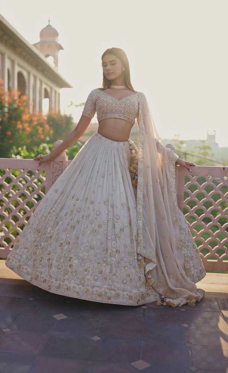 YNF GEORGETTE KESH228 551 LEHENGAS WHOLESALE DESIGENR GEORGETTE WEDDING EMBROIDERED WEDDING OUTFITS LEHENGAS MANUFACTURER- Kapda Export