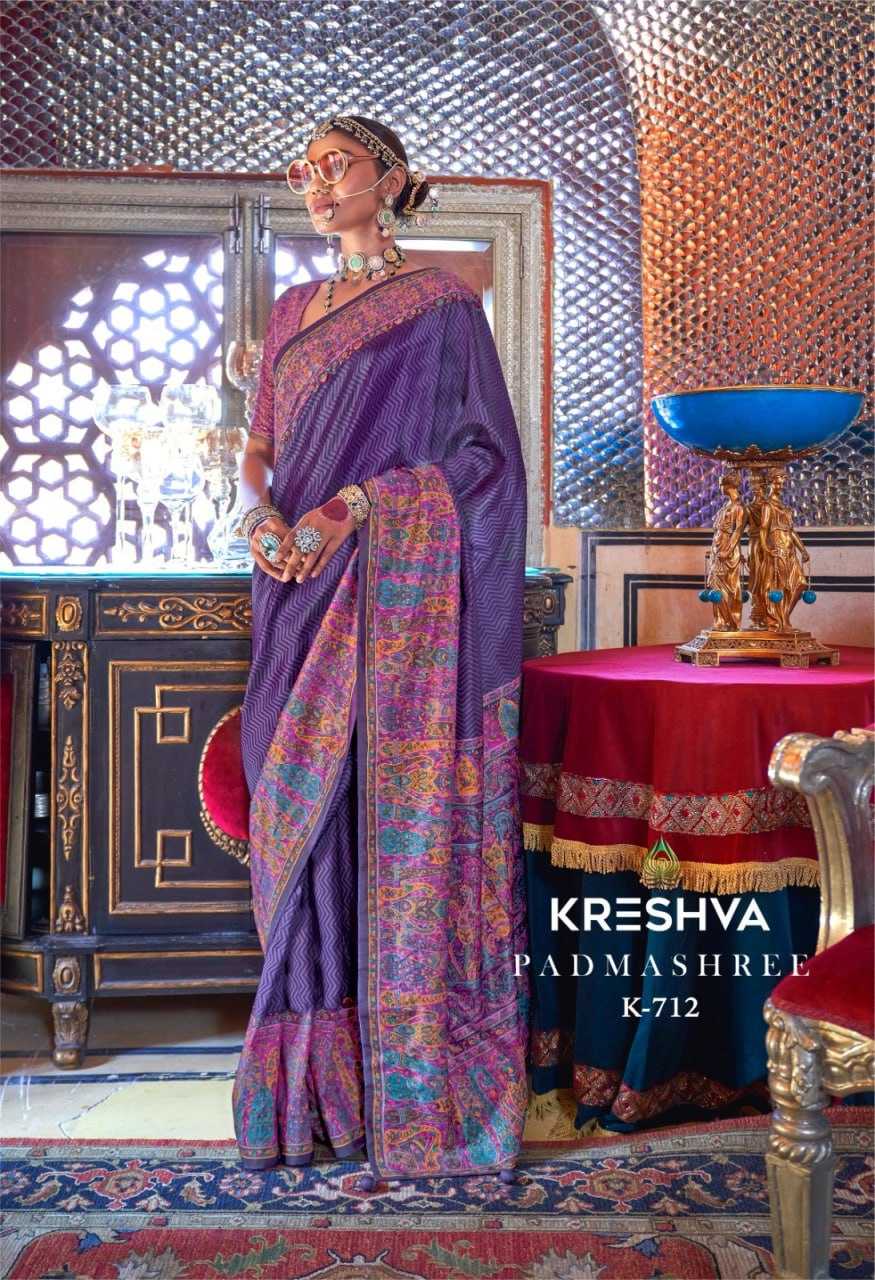 YNF PURE SILK KESH113 PADMASHREE CLOTHING BRANDS WHOLESALE KRESHVA SAREES MANUFACTURER