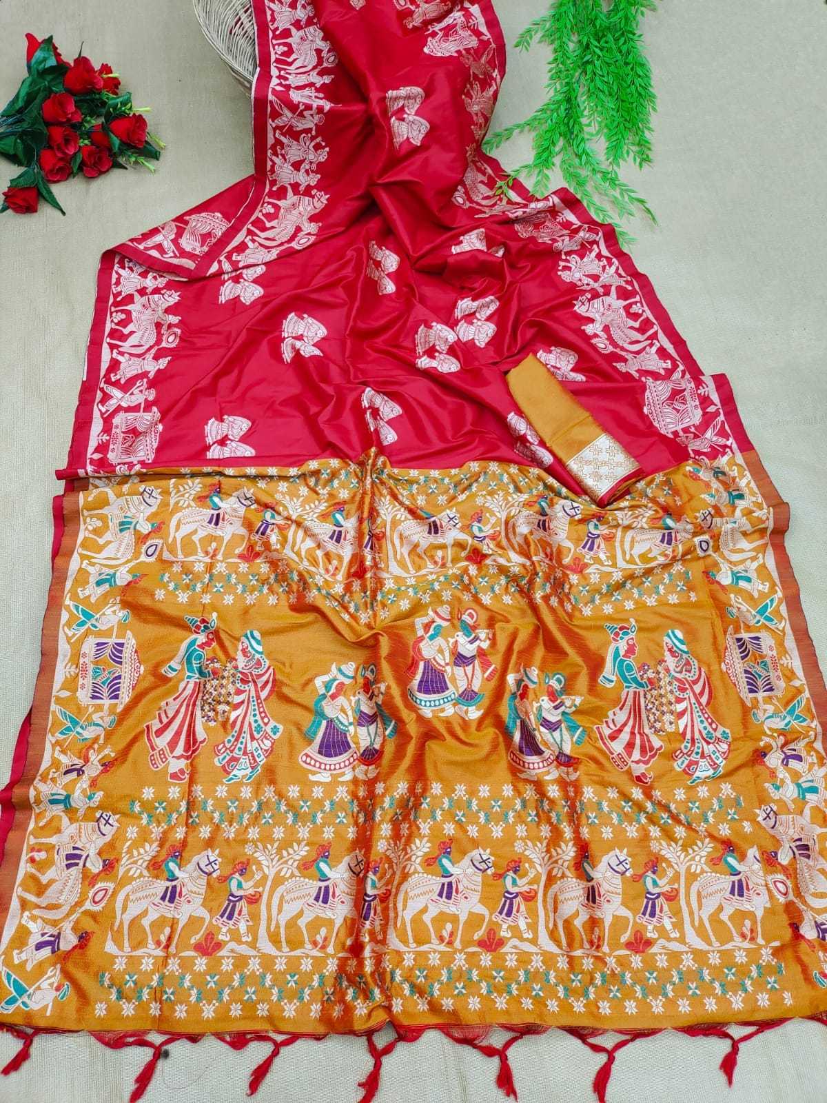 YNF SOFT SILK KESH165 RBN15 SILK SAREES WHOLESALE SOFT SILK TRADITIONAL PRINTED SILK RAW SILK SAREES MANUFACTURER