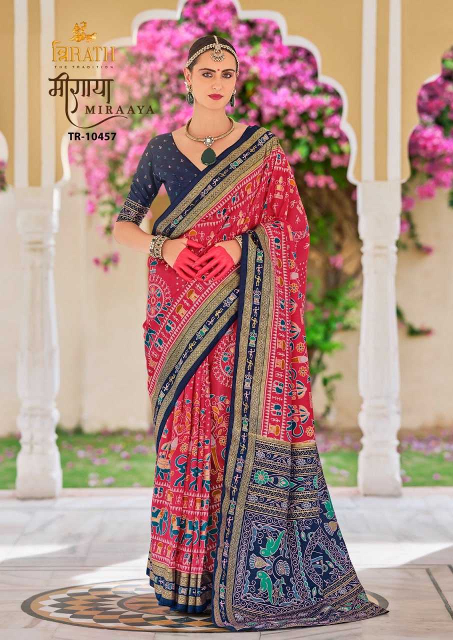 YNF SOFT SILK TRIRATH KESH235 MIRAAYA CLOTHING BRANDS WHOLESALE SAREES MANUFACTURER- Kapda Export