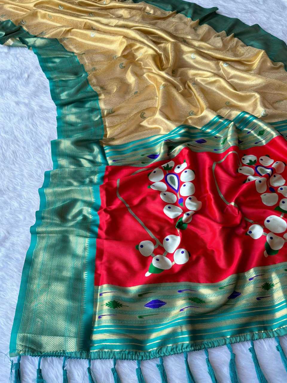 YNF TISSUE SILK RIN186 RVV41 SAREES WHOLESALE TISSUE SILK BUTTA ZARI BORDER SAREES MANUFACTURER