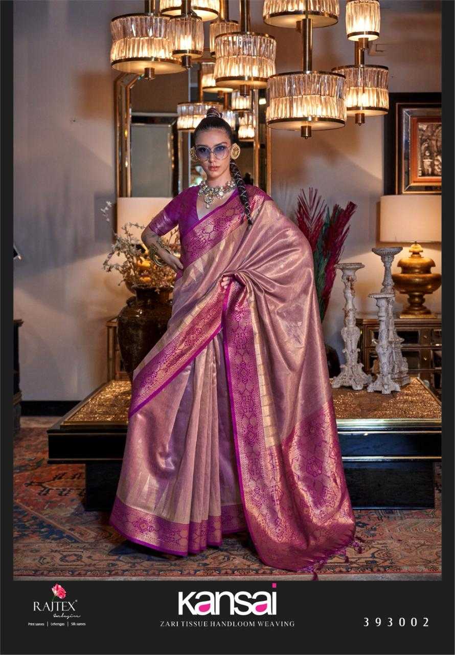 YNF TUSSAR SILK KESH235 393000 SERIES CLOTHING BRANDS WHOLESALE RAJ TEX SAREES MANUFACTURER - Kapda Export