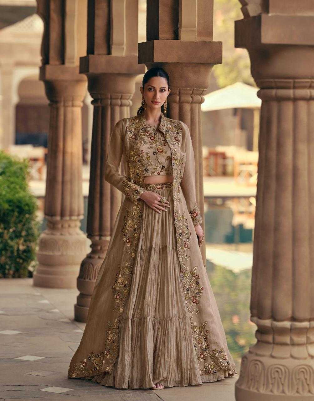 YNF CHINON SILK SAYURI KESH233 MAHOTSAV NX CLOTHING BRANDS WHOLESALE LEHENGA MANUFACTURER- Kapda Export