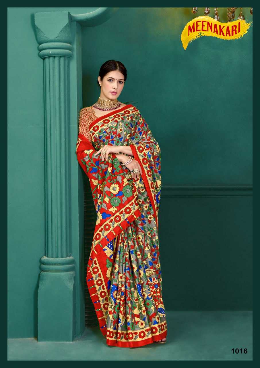 YNF COTTON KESH244  Vol.1 SAREES WHOLESALE COTTON KALAMKARI PRINTED SAREES MANUFACTURER- Kapda Export