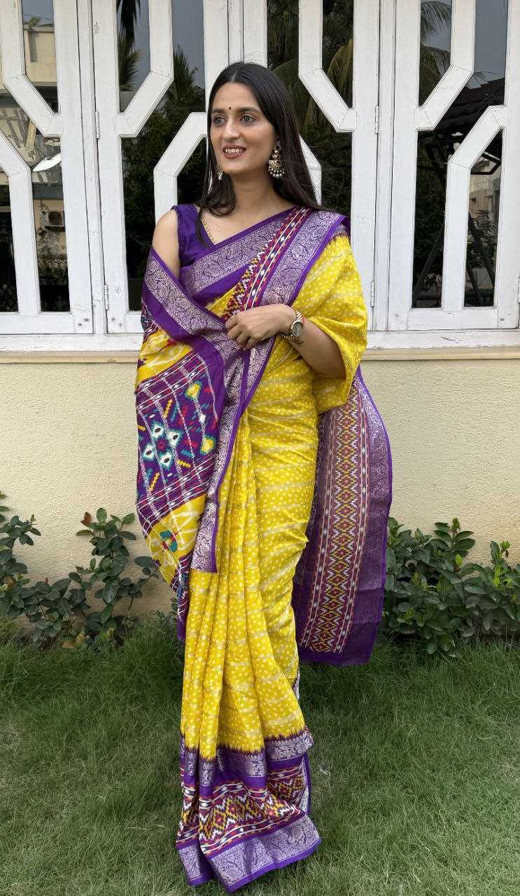 YNF COTTON SILK KESH117 RWC52 SAREES WHOLESALE HALDI OUTFITS COTTON BANDHANI YELLOW SAREES MANUFACTURER- Kapda Export