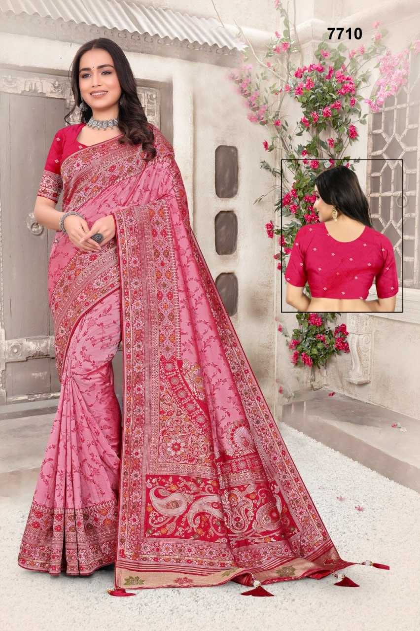 YNF DOLA SILK KESH114 7710 SAREES WHOLESAL TRADITIONALE DOLA SILK ZARI BORDER SILK SAREE FOR WEDDING SAREE MANUFACTURER- Kapda Export