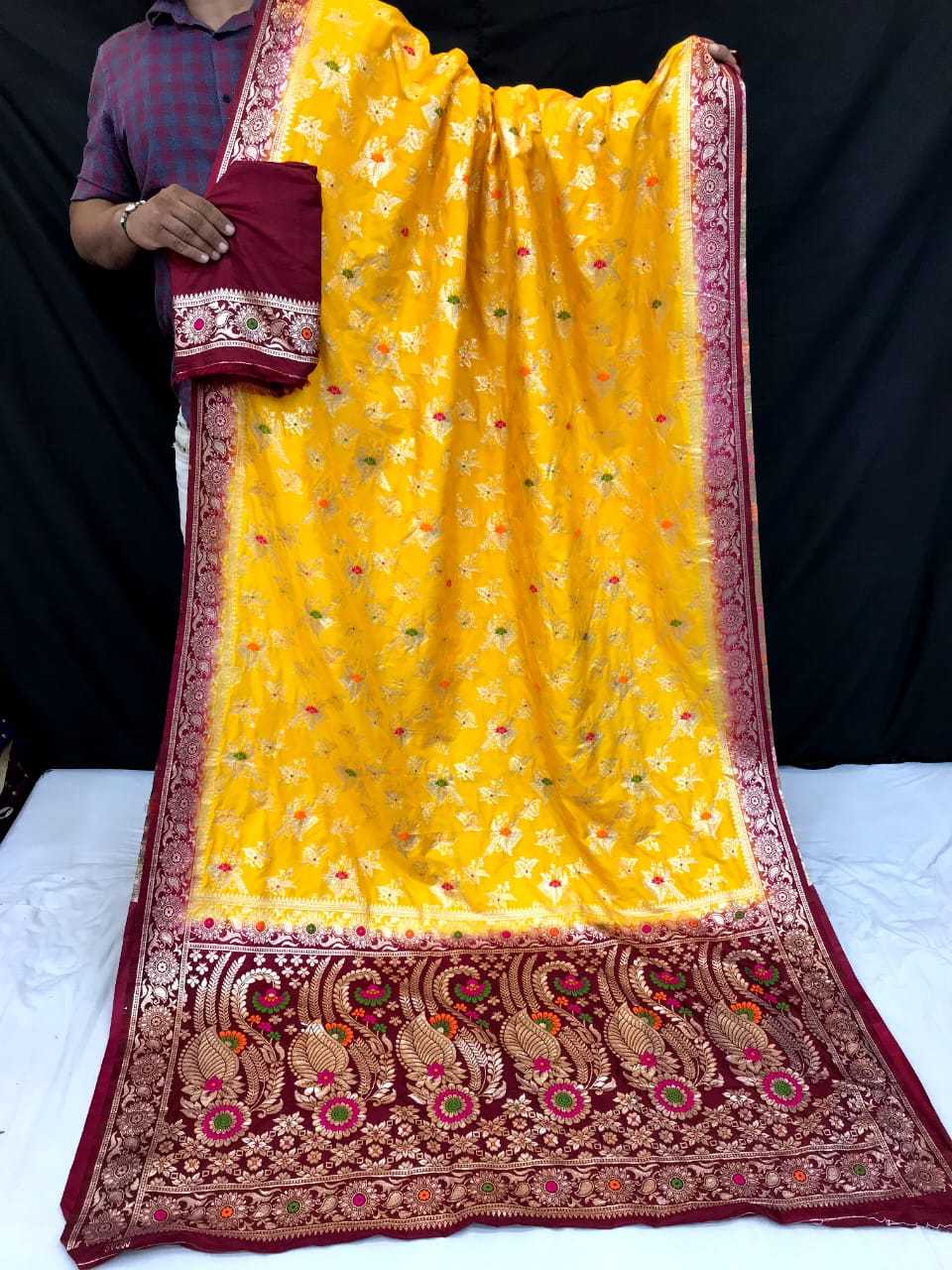 YNF DOLA SILK KESH190 Tora Tora SILK SAREES WHOLESALE DOLA SILK ZARI BORDER SILK SAREE FOR WEDDING SAREE MANUFACTURER- Kapda Export