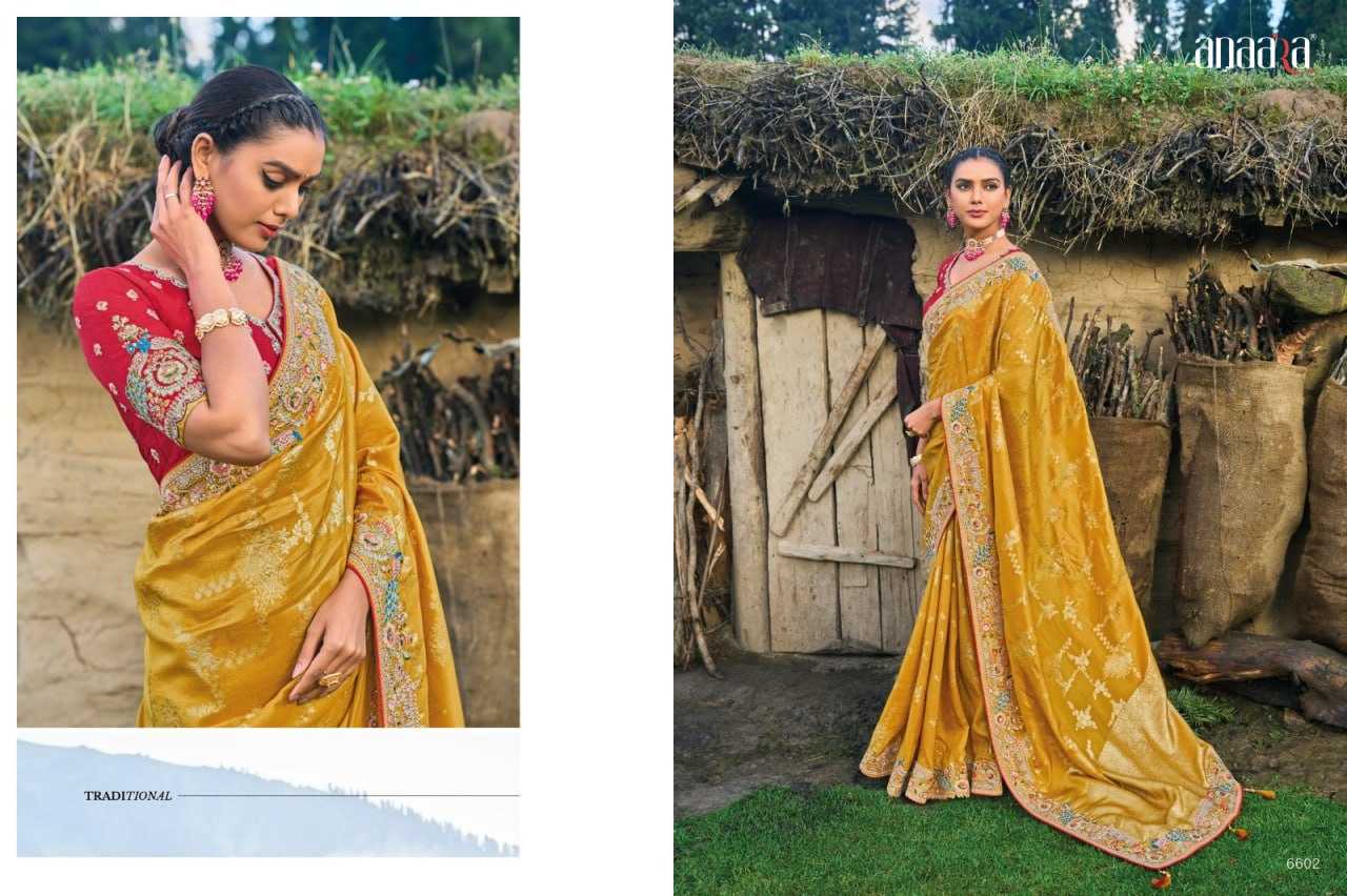 YNF DOLA SILK TATHASTU KESH113 Anaara 6602 CLOTHING BRANDS WHOLESALE SAREES MANUFACTURER- Kapda Export