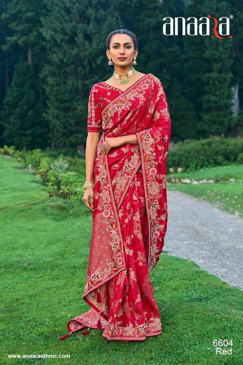 YNF DOLA SILK TATHASTU KESH113 Anaara 6604 CLOTHING BRANDS WHOLESALE SAREES MANUFACTURER- Kapda Export