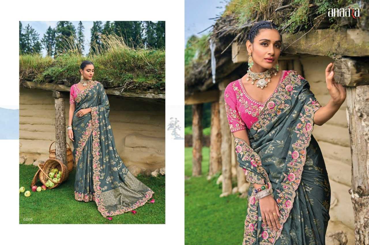 YNF DOLA SILK TATHASTU KESH113 Anaara 6606 CLOTHING BRANDS WHOLESALE SAREES MANUFACTURER- Kapda Export