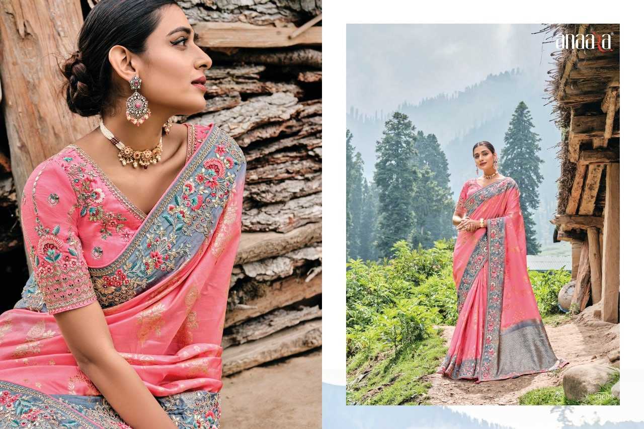 YNF DOLA SILK TATHASTU KESH113 Anaara 6609 CLOTHING BRANDS WHOLESALE SAREES MANUFACTURER- Kapda Export