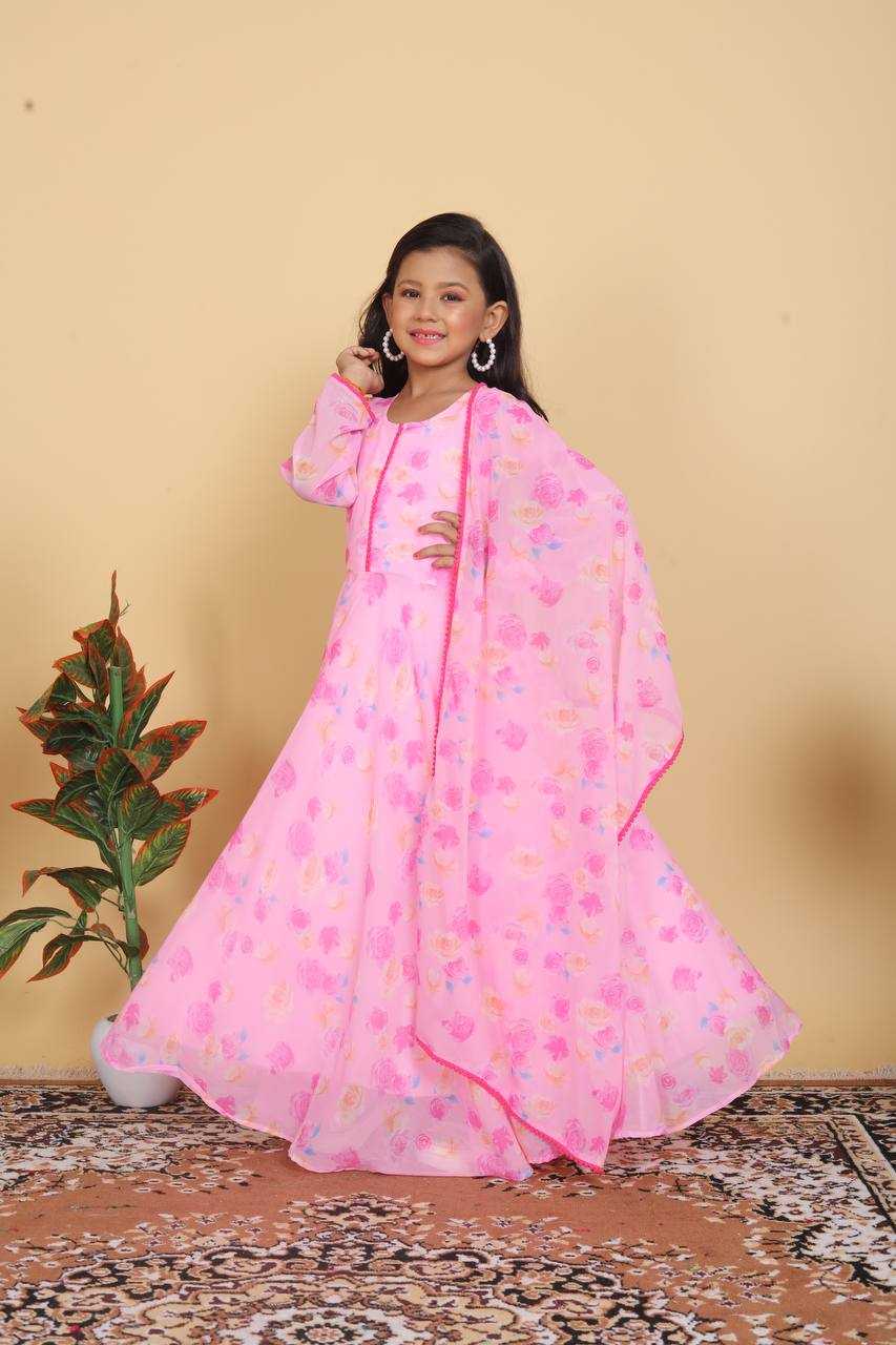 YNF FAUX GEORGETTERIN154 191 KIDS WEAR WHOLESALE KIDS GOWNS KIDS TRADITIONAL OUTFITS KIDS ETHNIC GOWNS KIDS FESTIVE WEAR MANUFACTURER- Kapda Export