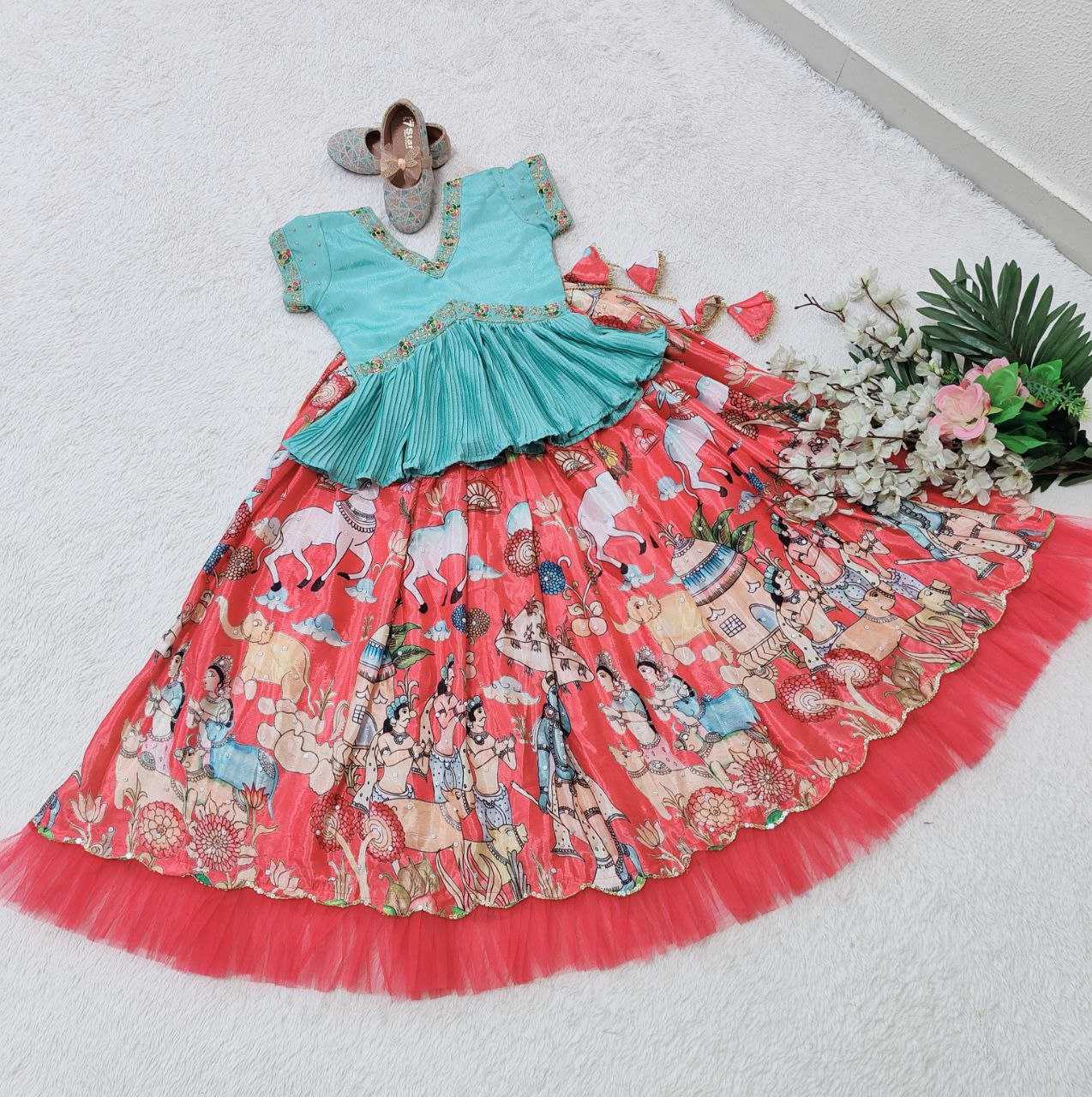 YNF GEORGETTE KESH168 MNT47 KIDS WEAR WHOLESALE KIDS LEHENGA KIDS TRADITIONAL OUTFITS KIDS LEHENGA CHOLI KIDS FESTIVE WEAR KIDS WEDDING OUTFITS MANUFACTURER- Kapda Export