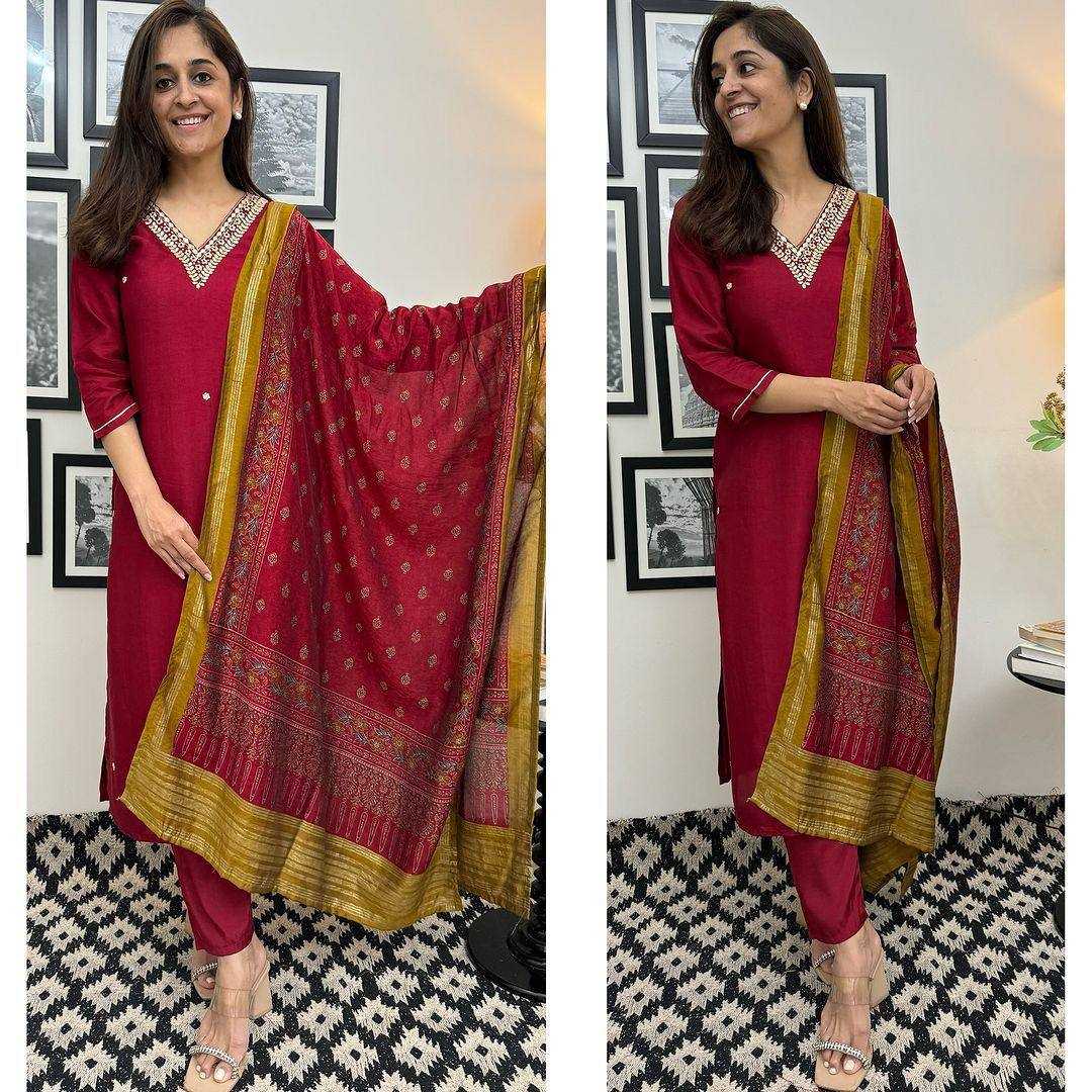 MAROON SALWAR SUIT