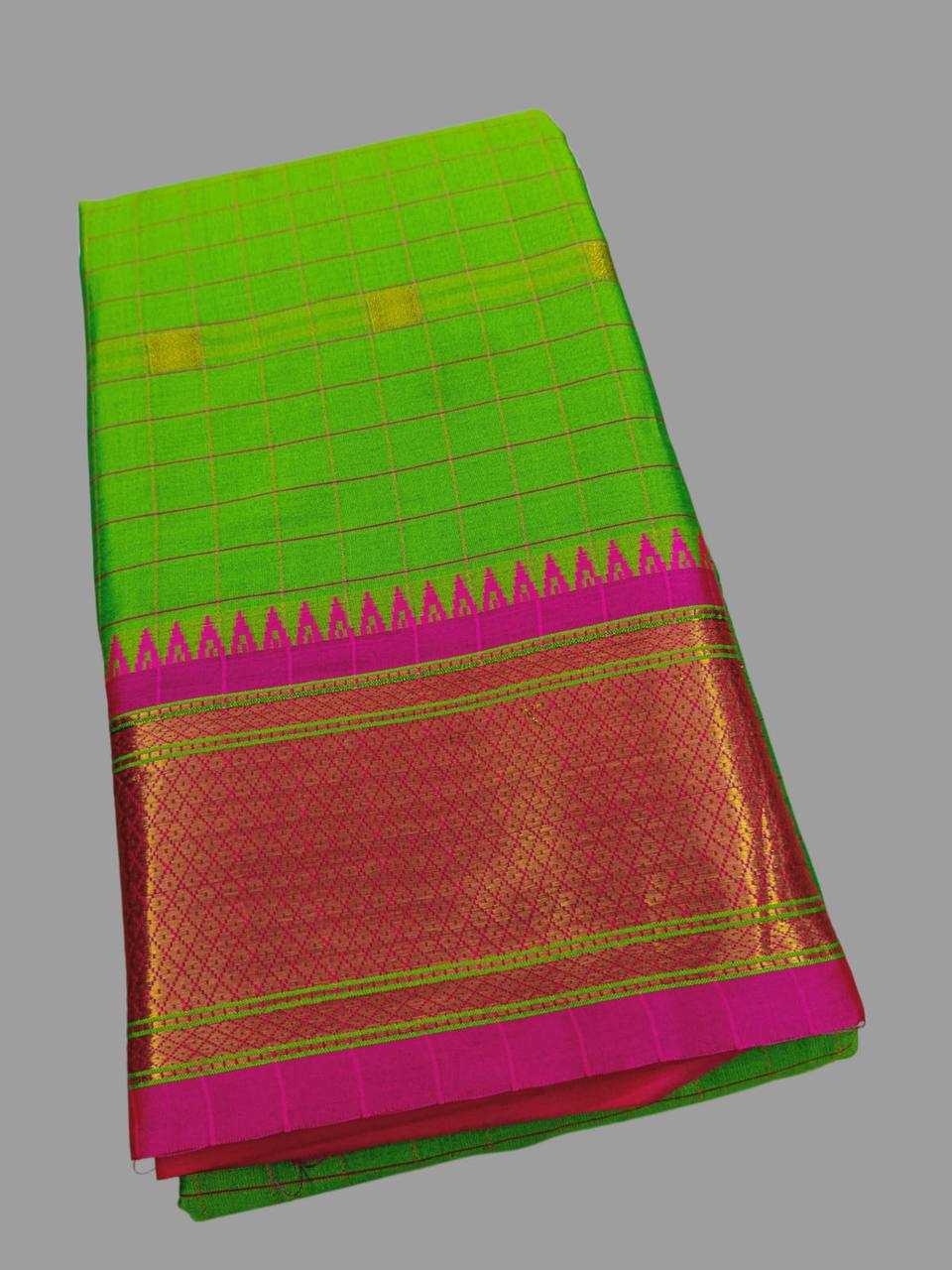 YNF LICHI SILK KESH245 RNF16 SAREES WHOLESALE JACQUARD ZARI BORDER COTTON SILK SAREES MANUFACTURER- Kapda Export