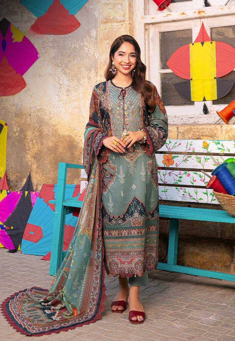 YNF MUSLIN KESH227 1024 SUITS & DRESSES WHOLESALE PAKISTANI EMBROIDERY PRINTED EID COLLECTIONS SUITS MANUFACTURE- Kapda Export