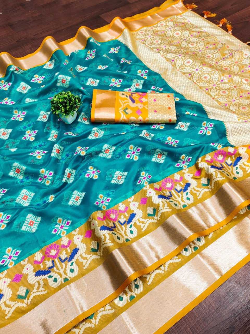 ORGANZA SAREES