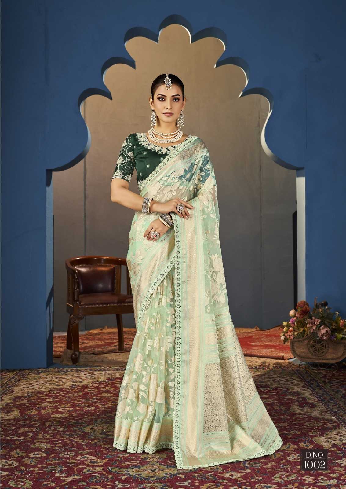 YNF ORGANZA SIRONA FASHION KESH113 Zuric CLOTHING BRANDS WHOLESALE SAREES MANUFACTURER- Kapda Export