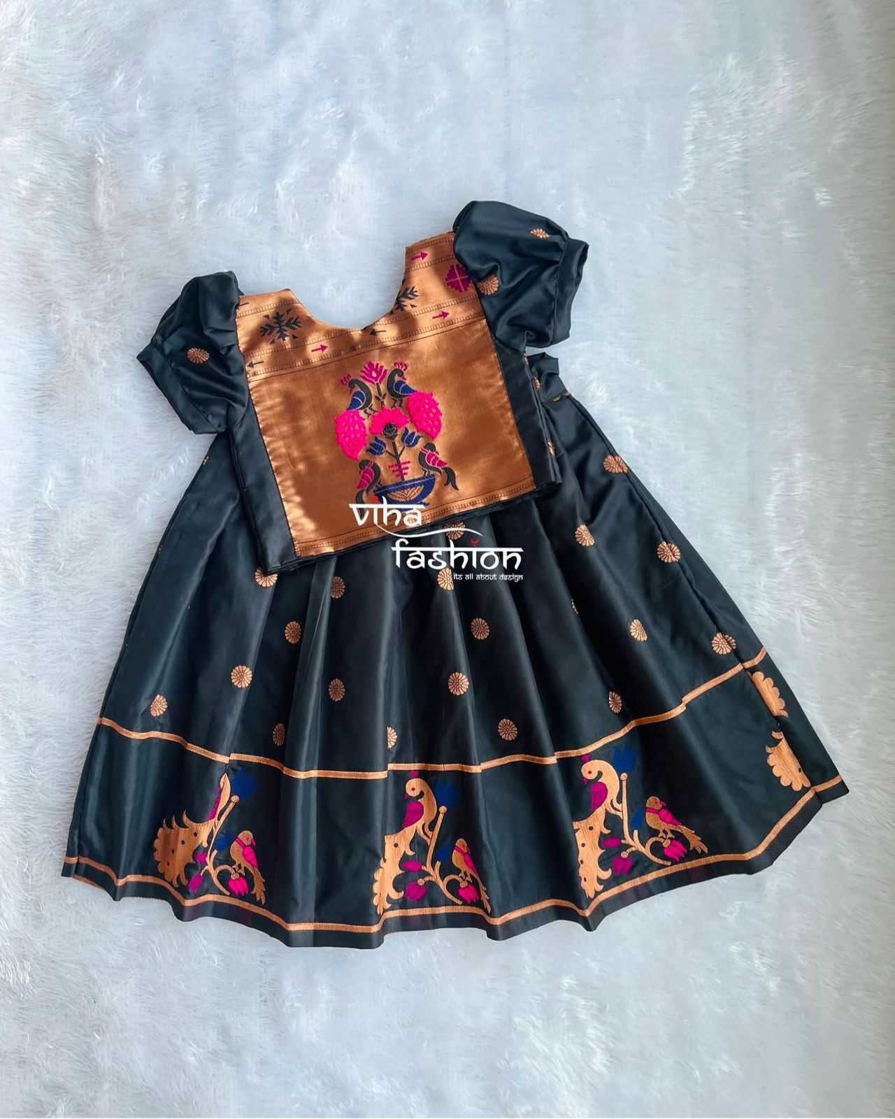 YNF PAITHANI RIN192 8066 KIDS WEAR WHOLESALE GIRL LEHENGA CHOLI WEAR  MANUFACTURE- Kapda Export