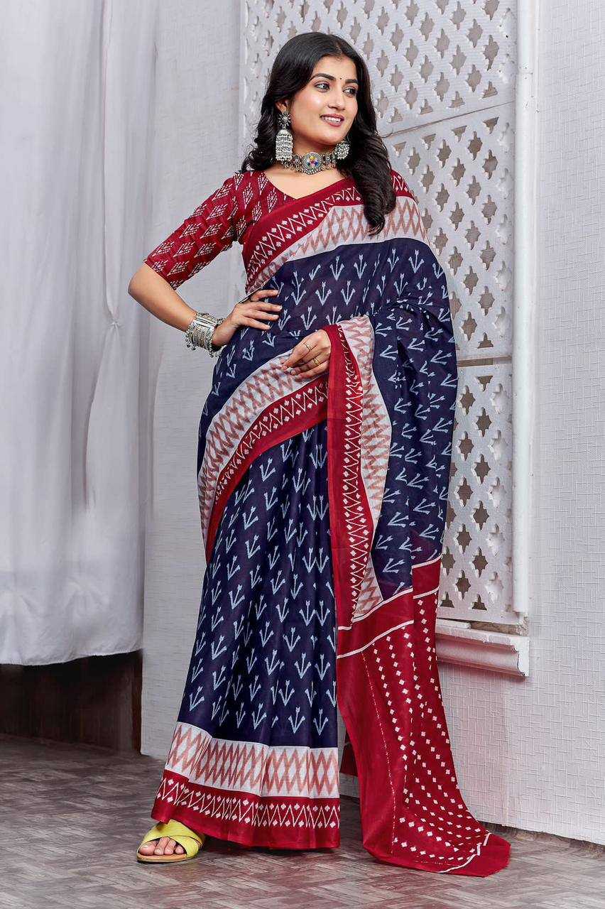 BLOCK PRINT SAREES