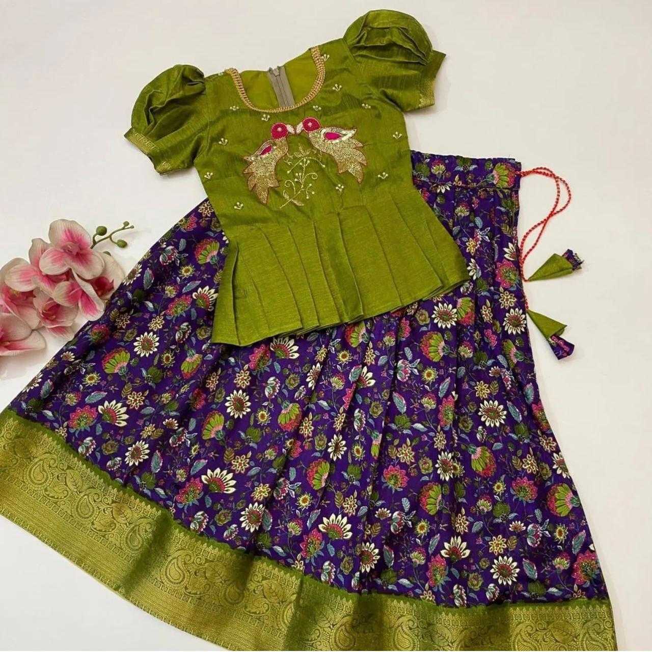 YNF SOFT DOLA RIN192 8048 KIDS WEAR WHOLESALE KIDS LEHENGA KIDS TRADITIONAL OUTFITS KIDS LEHENGA CHOLI KIDS FESTIVE WEAR KIDS WEDDING OUTFITS MANUFACTURER- Kapda Export