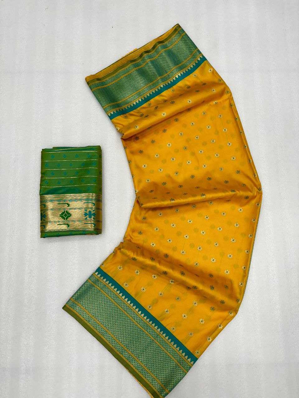 YNF SOFT SILK KESH213 RIN06 SAREES WHOLESALE LADIES SILK ZARI BORDER YELLOW SAREES MANUFACTURER- Kapda Export