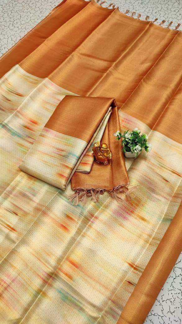 YNF SOFT SILK RIN165 RRI11 SILK SAREES WHOLESALE SOFT SILK PATTU SILK ZARI BORDER PRINTED SILK SAREES MANUFACTURER- Kapda Export