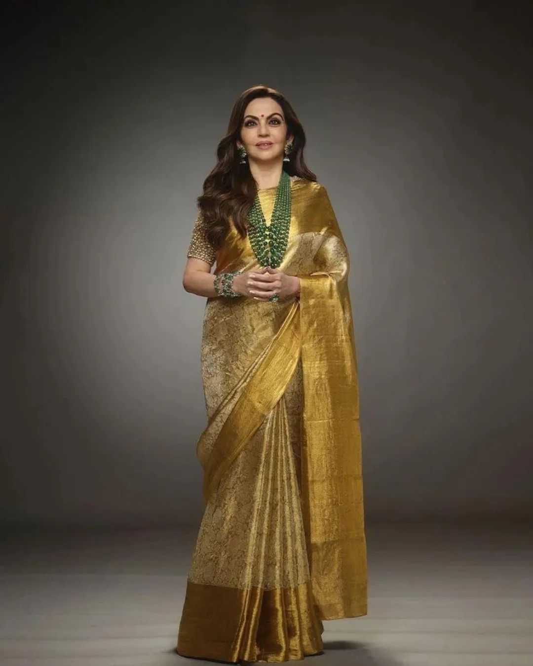 YNF TISSUE SILK KESH131 NITA AMBANI Vol-2 SAREES WHOLESALE BANARASI SILK PURE ZARI TISSUE FESTIVEL SILK BRORDER SILK SAREES MANUFACTURER- Kapda Export