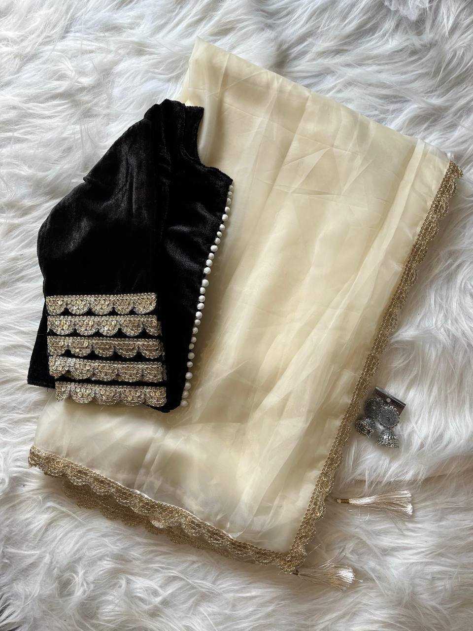 YNF TISSUE SILK KESH186 1115 SAREES WHOLESALE PARTY WEAR TISSUE SILK LACE BORDER SAREES MANUFACTURER- Kapda Export