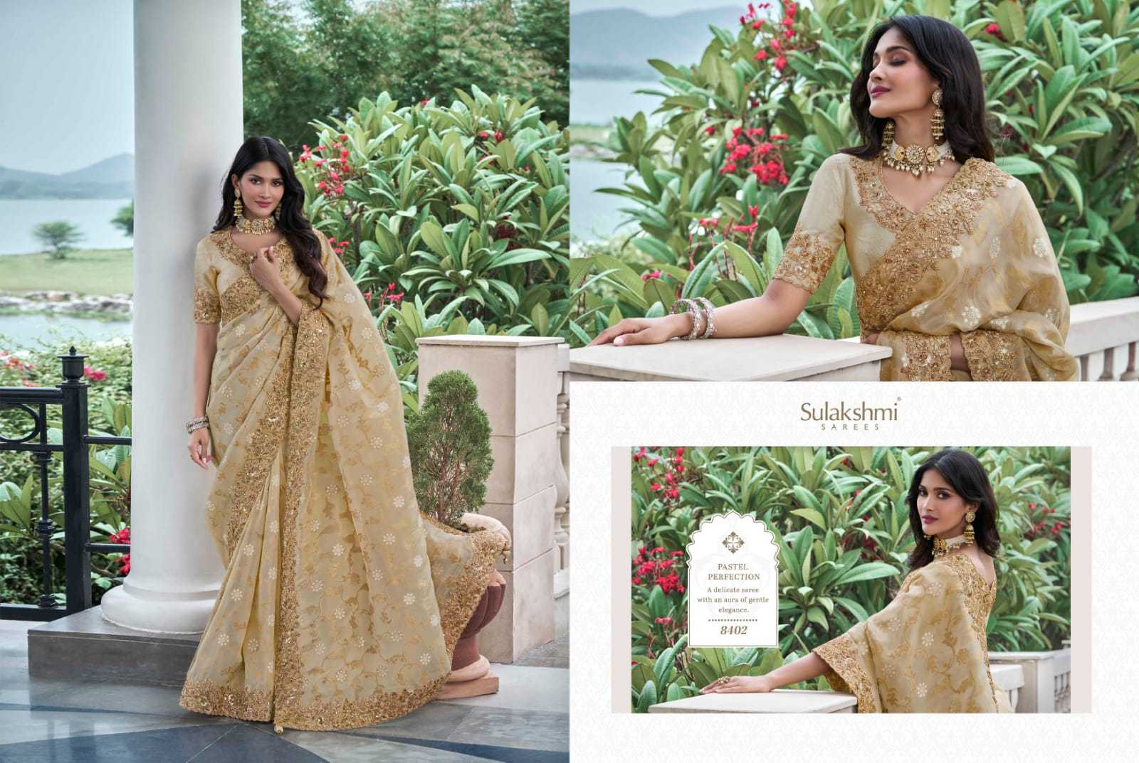 YNF TISSUE SILK SULAKHMI RIN195 The Wedding Saga 8402 CLOTHING BRANDS WHOLESALE SAREES MANUFACTURER- Kapda Export