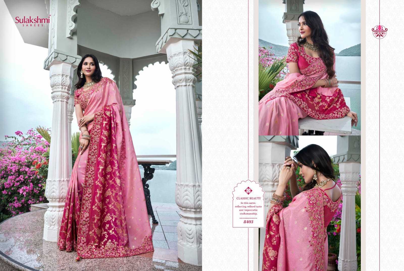 YNF TISSUE SILK SULAKHMI RIN195 The Wedding Saga 8403 CLOTHING BRANDS WHOLESALE SAREES MANUFACTURER- Kapda Export