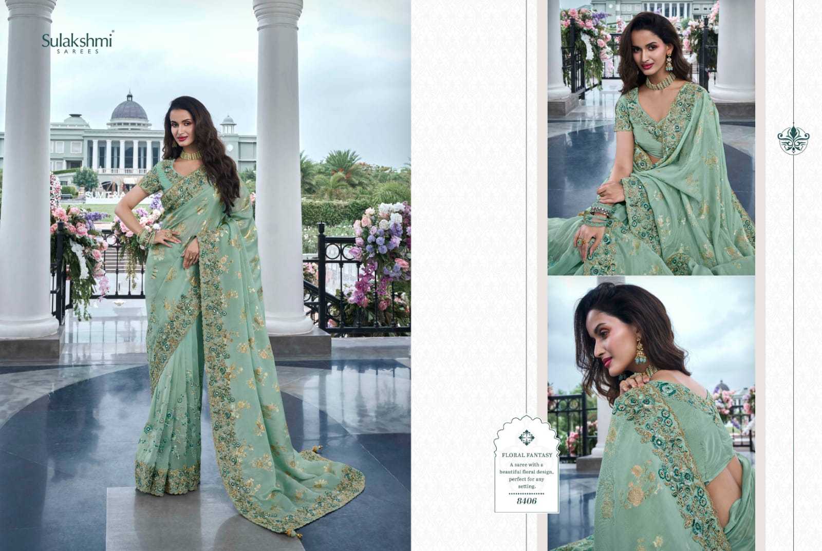 YNF TISSUE SILK SULAKHMI RIN195 The Wedding Saga 8406 CLOTHING BRANDS WHOLESALE SAREES MANUFACTURER- Kapda Export