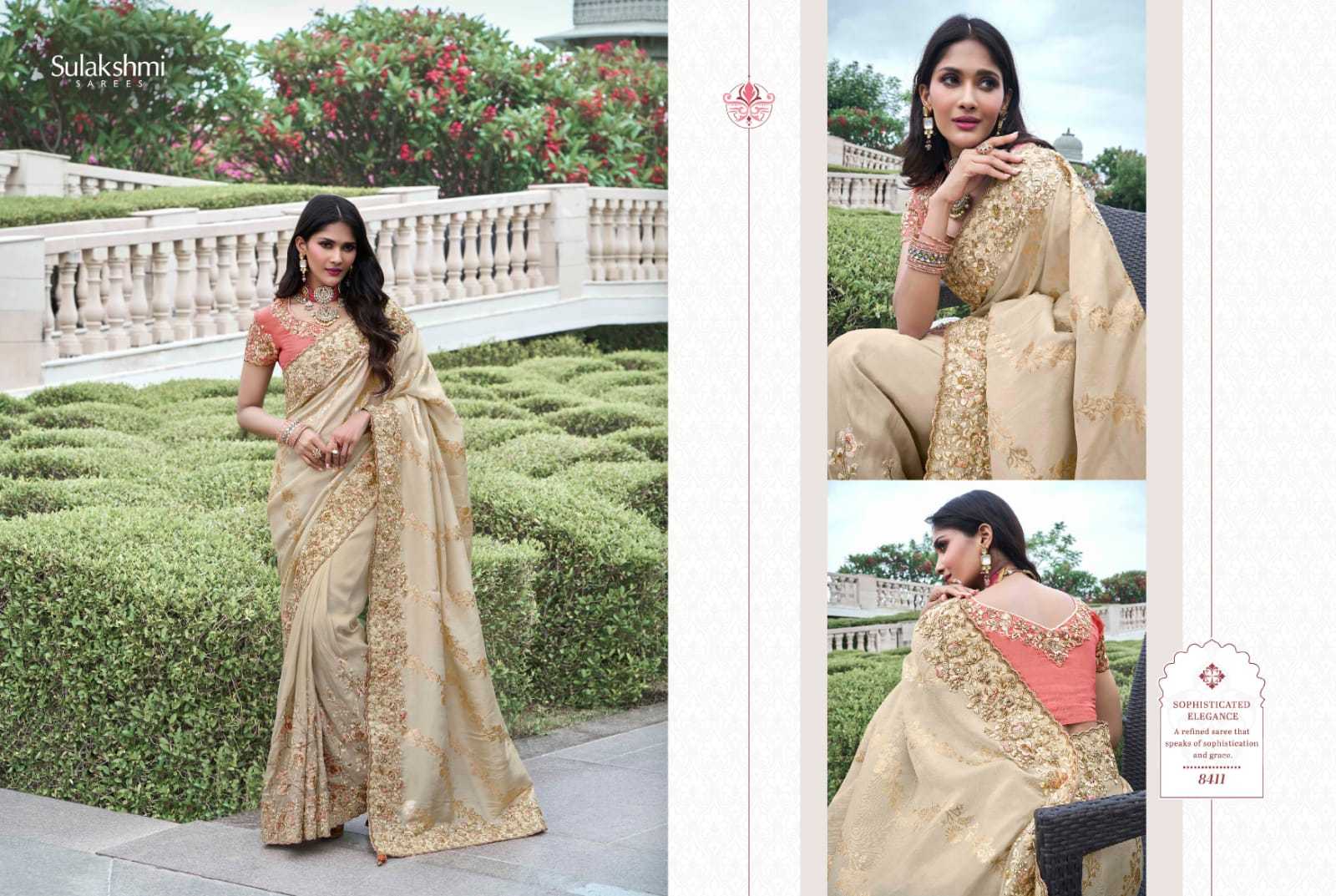 YNF TISSUE SILK SULAKHMI RIN195 The Wedding Saga 8411 CLOTHING BRANDS WHOLESALE SAREES MANUFACTURER- Kapda Export